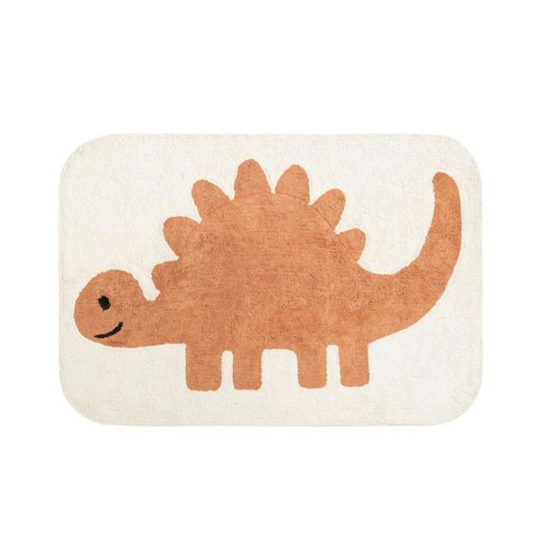 Animal design nursery rug, cotton material, non-slip, washable, family-friendly rug.