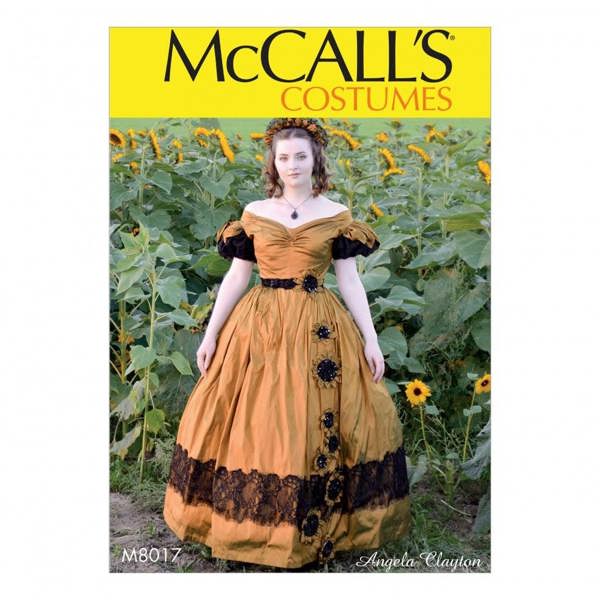 McCalls 8017 Paper Sewing Pattern – Women's Costume & Dress, Size 14-22, Intermediate