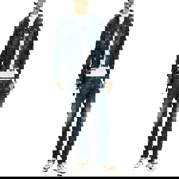 Dsquared2 Be Cool Be Nice Wash Loose Jeans Navy Blue W26