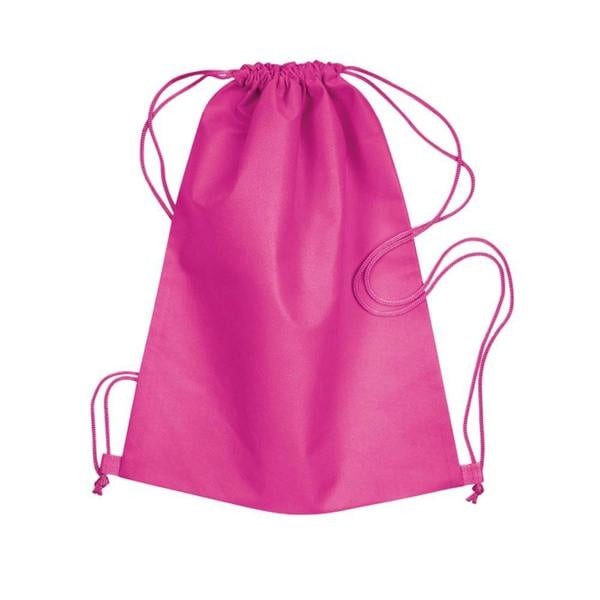 MidOcean Daffy Non-Woven Drawstring Bag - Fuchsia - 