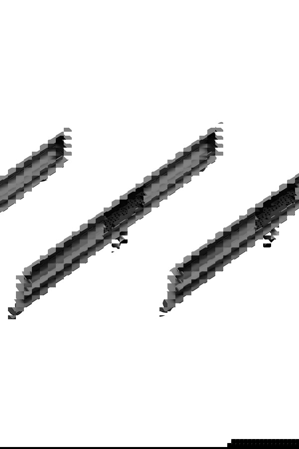 Living and Home 70cm Stainless Steel 2-in-1 Siphonic Linear Insert Shower Drain- Adjustable Height & Slope, Removable Cover, Filter & Siphon