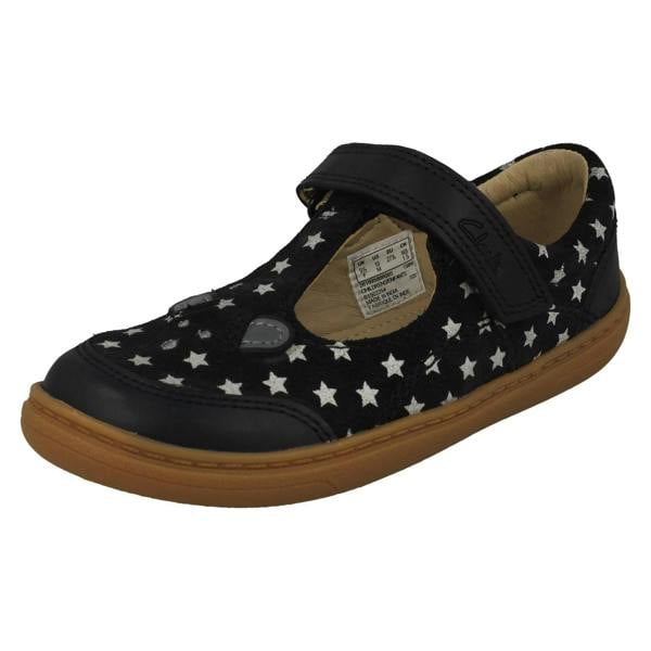 Clarks Girls Clarks Mouse Detailed Mary Jane Shoes Flash Mouse