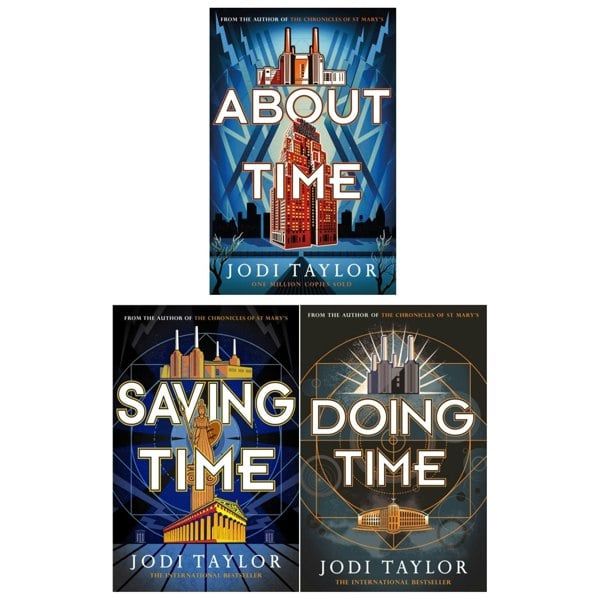 Jodi Taylor Time Police Series 3 Books Set Saving Time, About Time, Doing Time