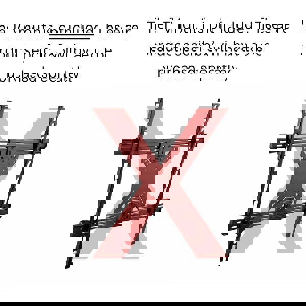 Core Products Lido TV Display Wall Panel, Extendable or Fixed with Adjustable Shelf