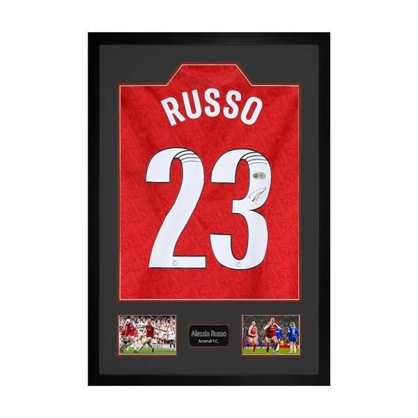 Alessia Russo Signed Arsenal Shirt Premium Frame (ACG Cert)