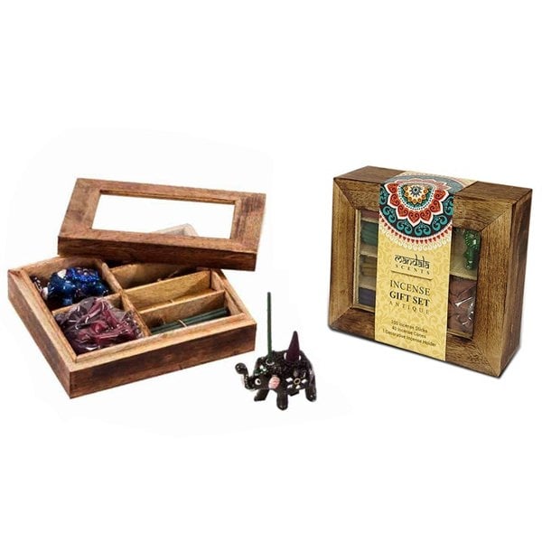 Serano Mandala Incense Gift Set in Wooden Gift Box