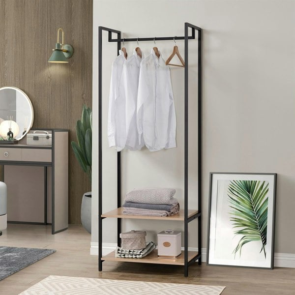 Swish Furniture Scala Open Wardrobe with 2 Shelves