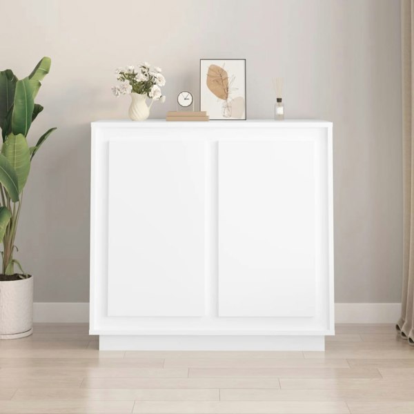 Berkfield Sideboard White 80x34x75 cm Engineered Wood
