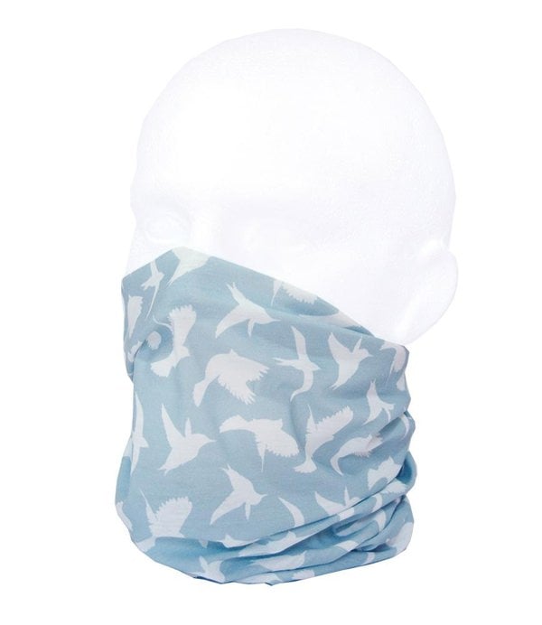 RUFFNEK Sky Blue Birds Multi Scarf