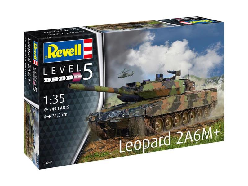 Revell German Leopard 2 A6M+ Kit (1:35 Scale)