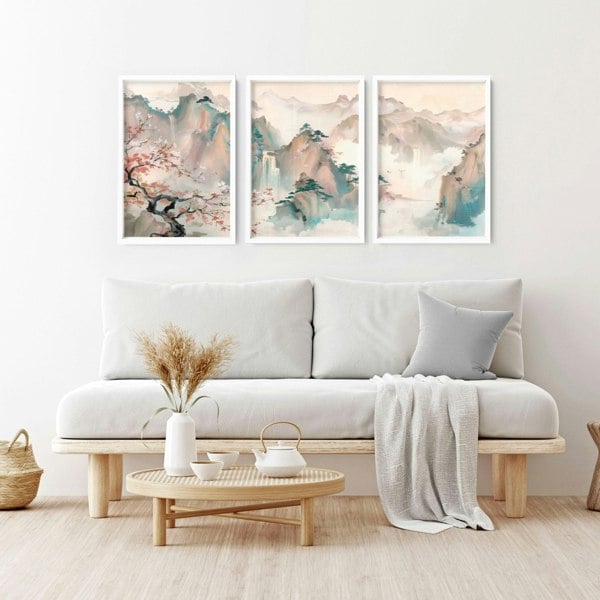 Big Picture For Living Room | Set of 3 wall art prints