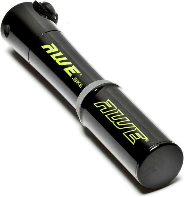 Awe 80 PSI CNC 6063 Alloy Mini Bike Pump Schrader/Presta Valve