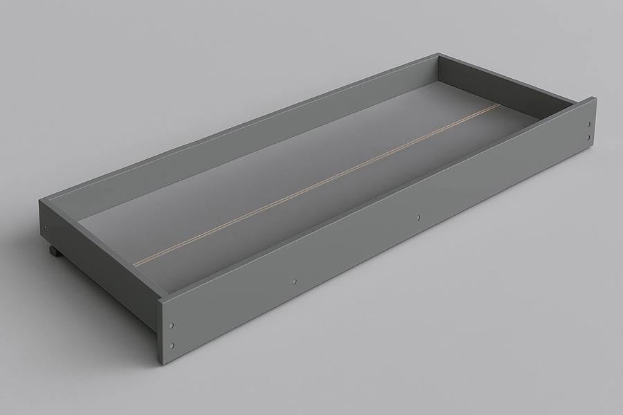 Mission TM Zibo Underbed Drawer XL – Large Wooden Storage Drawer for Bunk & Single Beds