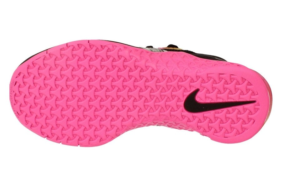 Nike Womens Metcon Flyknit 3 Ar5623  002 - Black Laser Fuchsia 002 - Photo 4