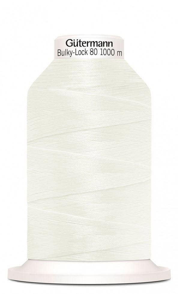 Gutermann Bulky Lock 80 Overlocker Thread 1000m Thread Suitable For Dressmaking