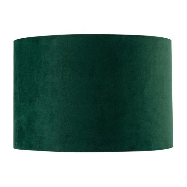 Forest Green Velvet Lamp Shade with Inner Shiny Gold Palm Tree Design Image 8