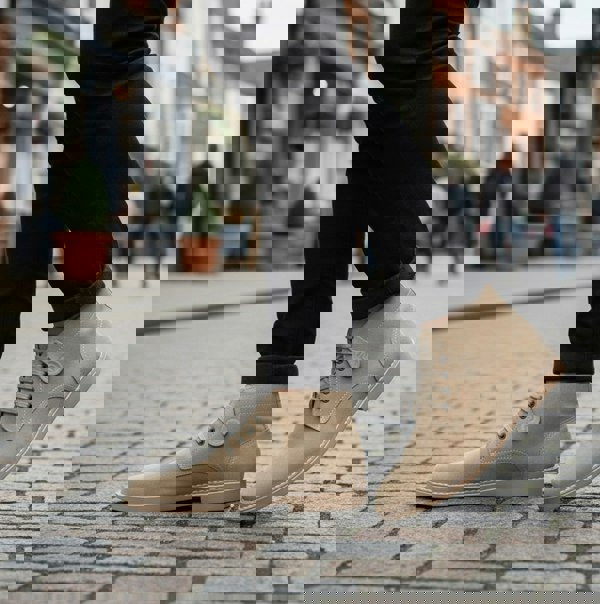 Popps RANGER Mens Desert Boots Taupe