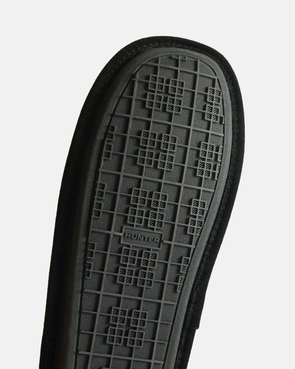 Hunter Mens Mule Slipper - Black