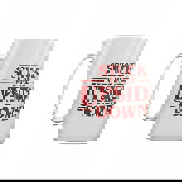 Stranger Things Stuck In The Upside Down Mug - White/Burgundy - 