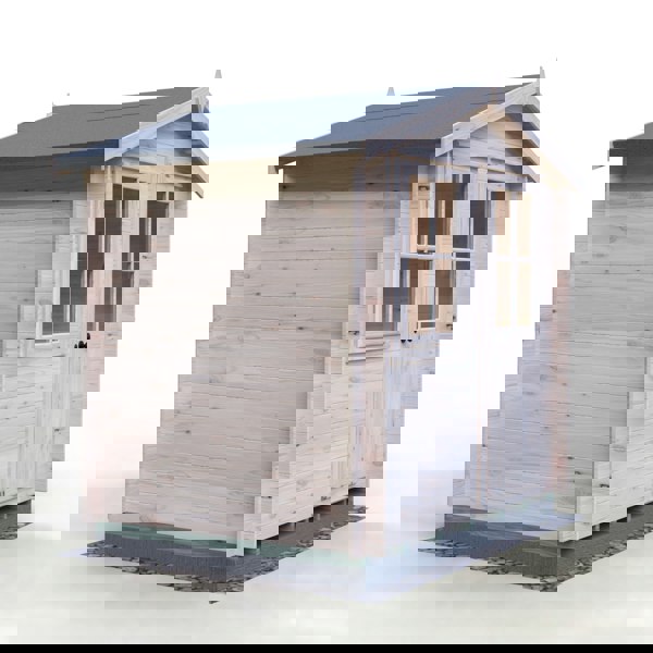 Shire Avesbury(Pembrook) 8x6 Log Cabin 19mm interlock  Cladding - Best Shed