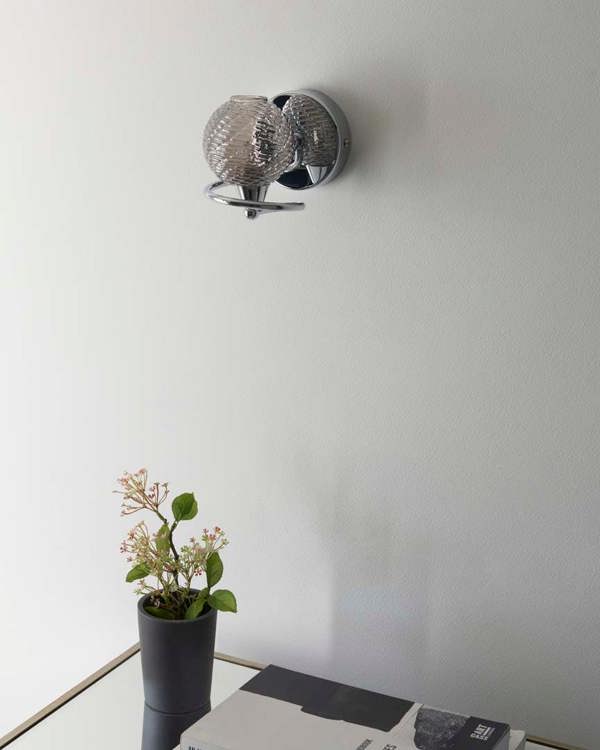 Pagazzi Lighting Twine Polished Chrome Wall Light