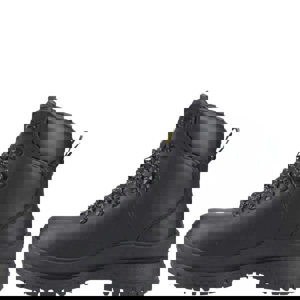 Amblers Safety Amblers Grizdale Mens Waterproof Steel Toe S7S Safety Ankle Boots, black waterproof safety boots with steel toe, durable sole, and ankle support.