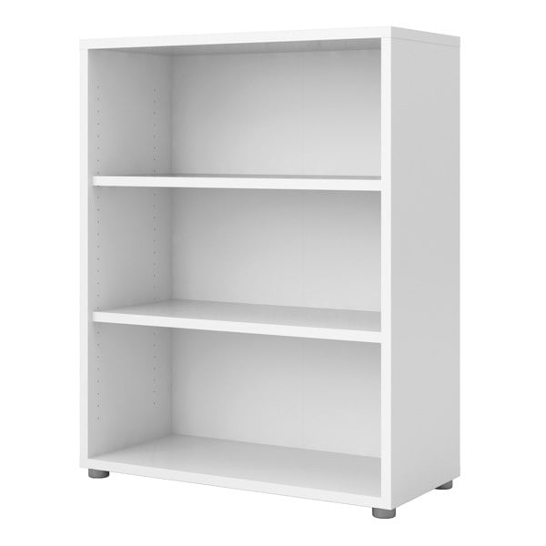 Furniture To Go Prima Bookcase 2 Shelves in White
