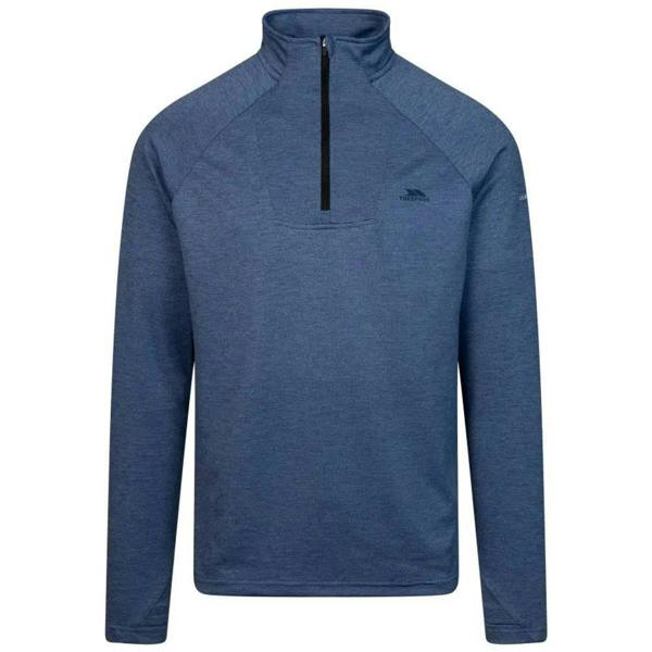 Trespass Mens Valin Long-Sleeved Top - Blue Tone Marl - 