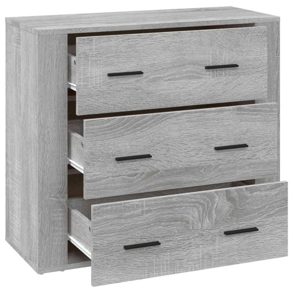 Berkfield Sideboard Grey Sonoma 80x33x70 cm Engineered Wood