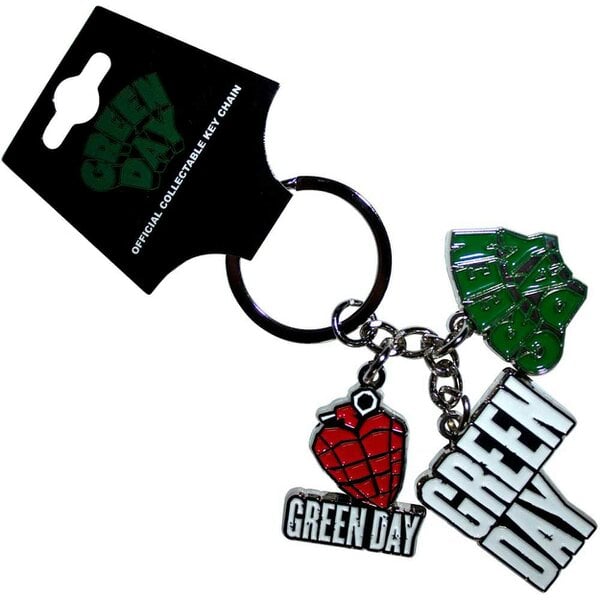 Green Day Band Logo Charms Keychain
