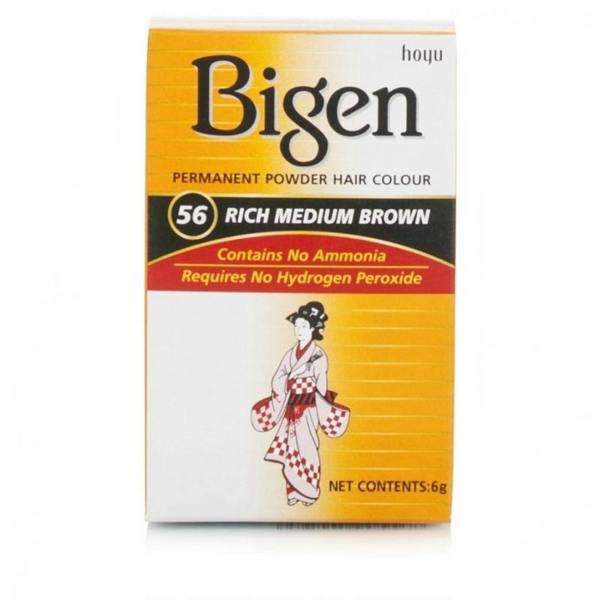 Bigen Hair Color Rich Medium Brown 56 (6g)