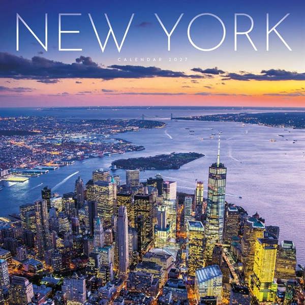 New York Calendar 2027, Wall Calendars, Month To View, Travel, Gift