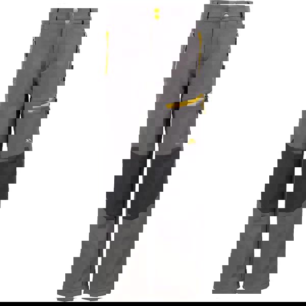 Trespass Childrens/Kids Hurry Hiking Trousers - Storm Grey/Yellow Sulphur - 