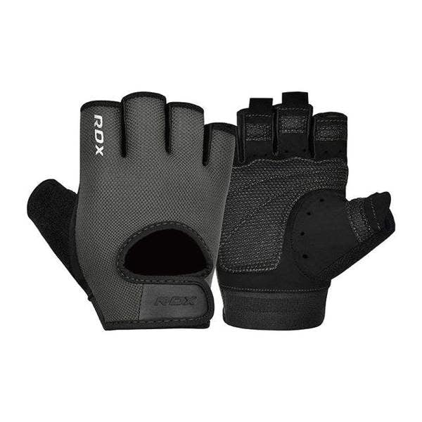RDX Sports GYM WEIGHT LIFTING GLOVES T1 GREY