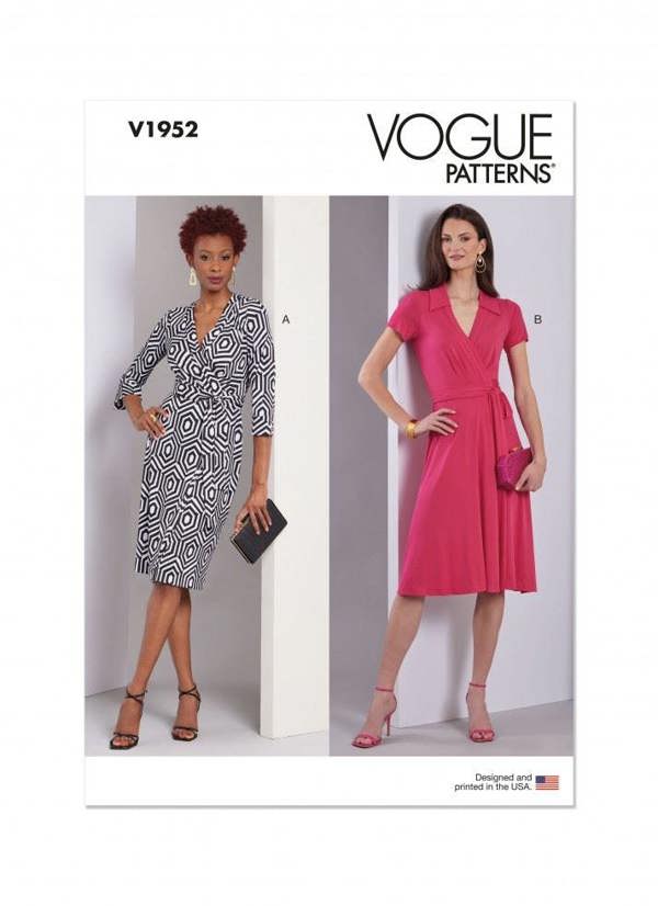 Vogue Sewing Pattern 1952, Dresses for Women, A5 (6-8-10-12-14) - Easy