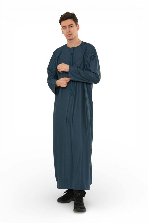 Infinity Leather Men's Ramadan Eid Moroccan Jubba Robe Djellaba Thobe - TT-008