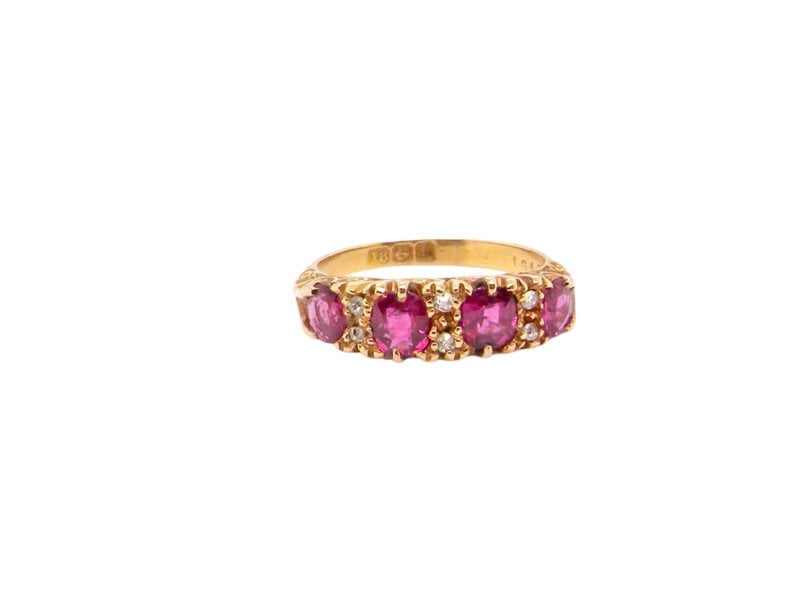 Vintage Tom An antique Ruby and Diamond ring