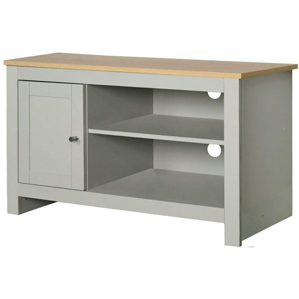 Dorel Home WILDWOOD WOOD VENEER TV STAND 50 RUSTIC GREY