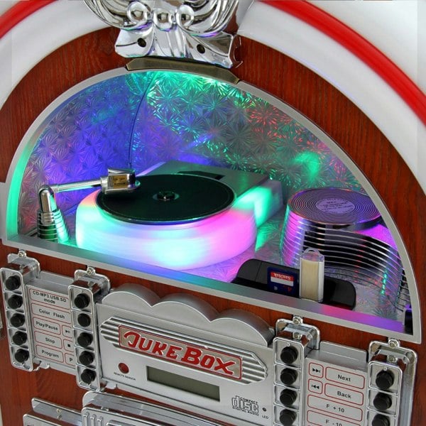 Monstershop Retro Style Illuminated Jukebox Sound System