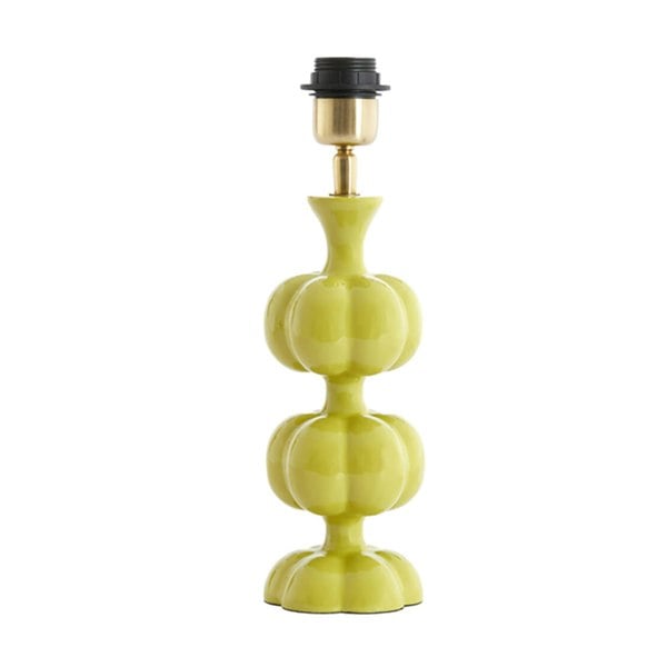 Double Bubble Table Lamp in Chartreuse - Large