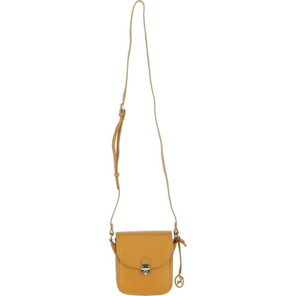 Elegant Leather Crossbody Bag with Twist Lock: y-52