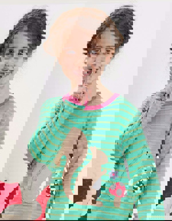 Organic Squirrel Applique T-Shirt - Toby Tiger UK Retail