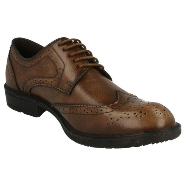 Maverick Mens Maverick Low Heel Brogue Lace Up Shoes