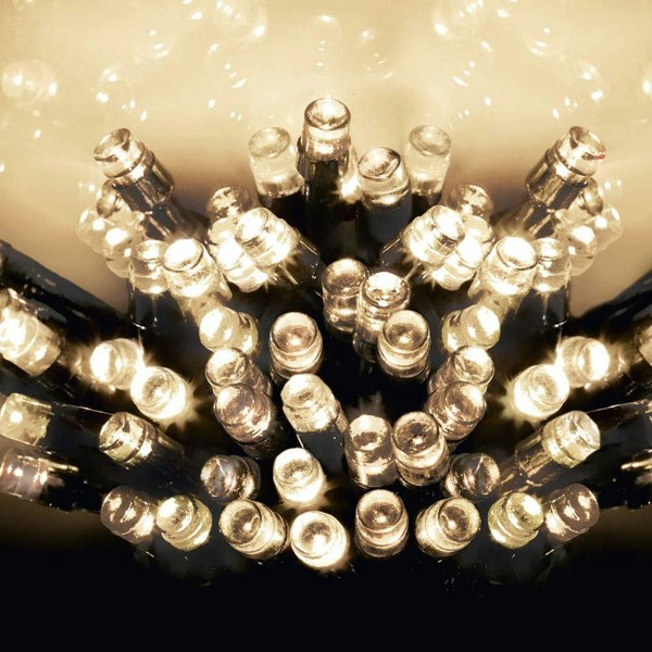 Samuel Alexander 400 LED 40m Premier Christmas Indoor Outdoor Multi Function Battery Operated String Lights with Timer in Warm White
