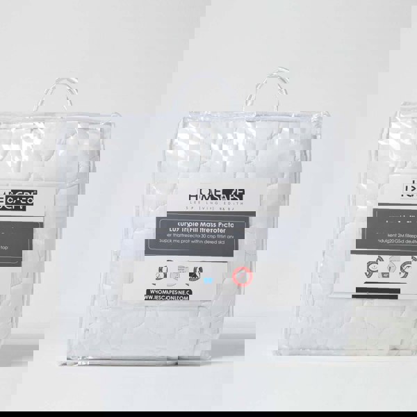 HOMESCAPES Luxury Triple Fill Mattress Protector