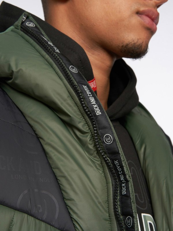 Duck and Cover Raymax Gilet Dark Olive