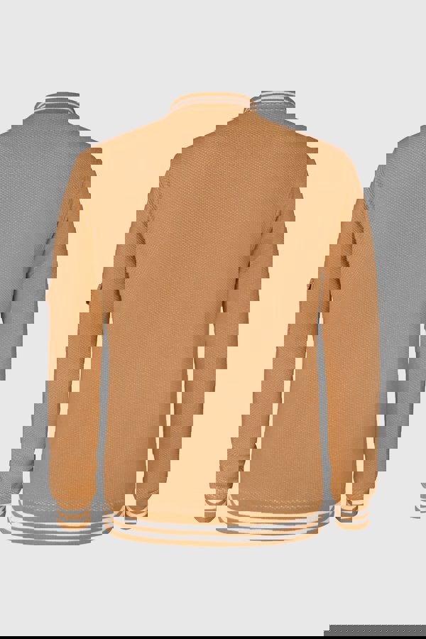 Men's Heavy Waffle Bomber Jacket