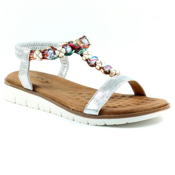 Lunar Womens/Ladies Tempo Sandals - Silver