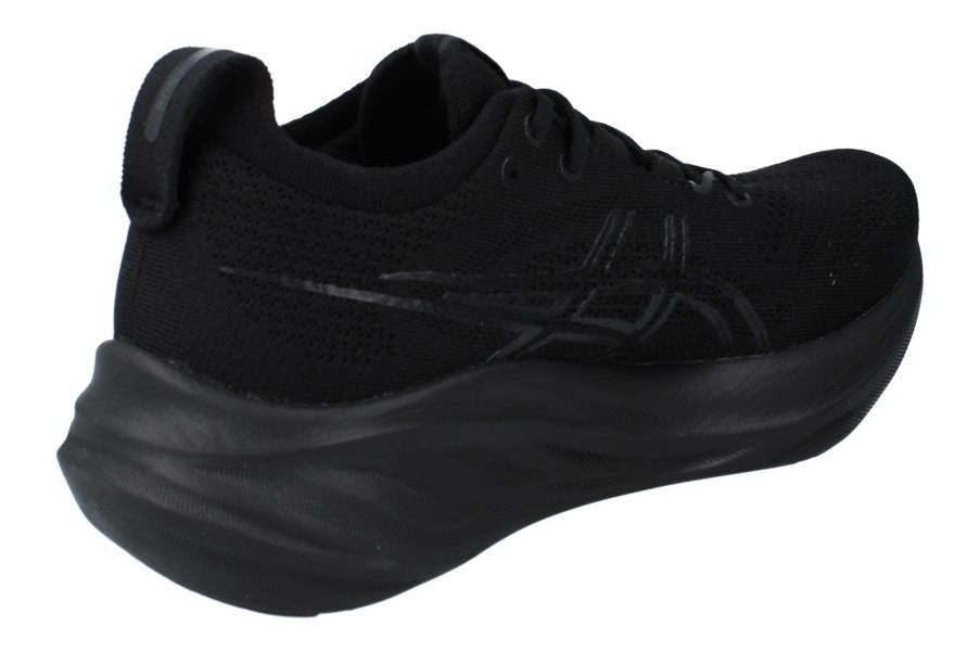 Asics Gel-Nimbus 26 Womens Running Trainers 1012B601 Shoes  002 - Black Black 002 - Photo 2