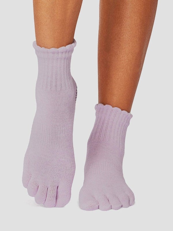 ToeSox Melody Scallop Full Toe Yoga Socks
